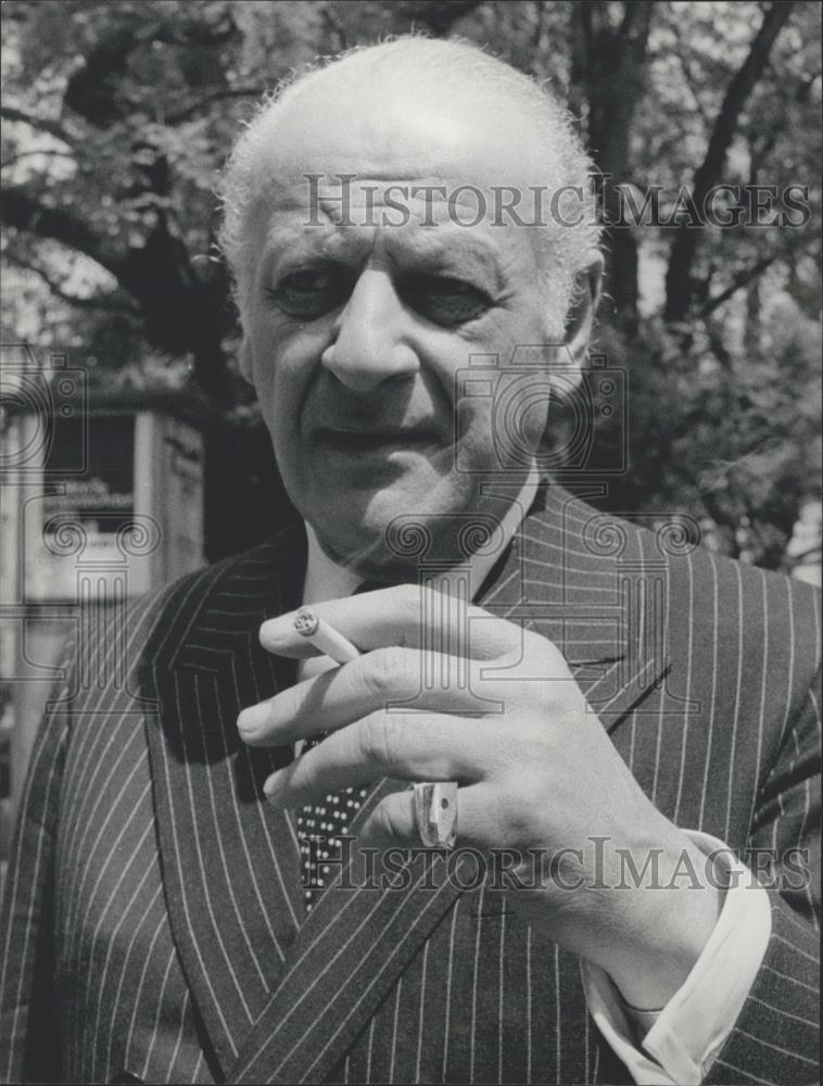 1971 Press Photo Swiss Composer Rolf Liebermann - Historic Images