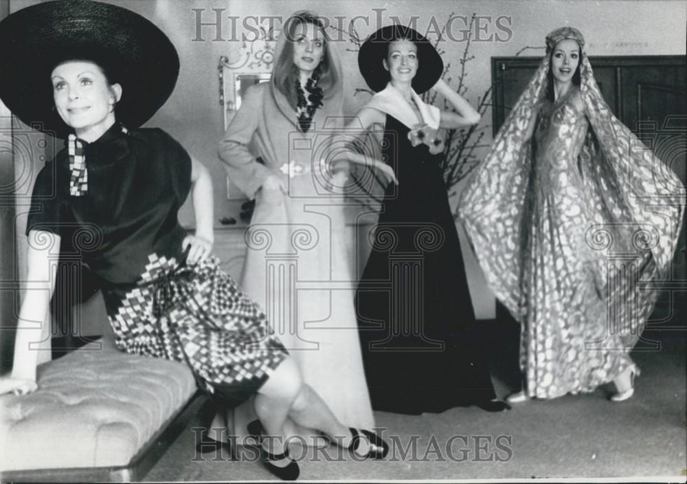 1972 Press Photo Fashion creation of Friedrichs - Historic Images