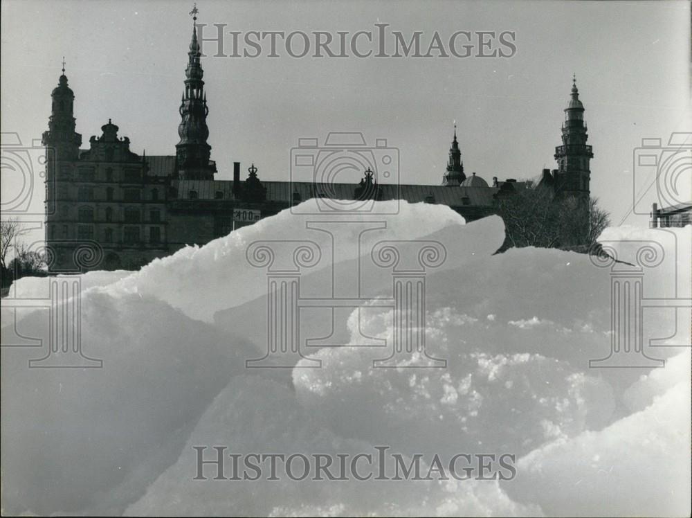 1966 Press Photo Kronborg Castle In Denmark - Historic Images