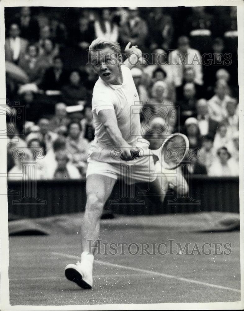 1961 Press Photo T. Lejus (Russia) at First day of Wimbledon - Historic Images