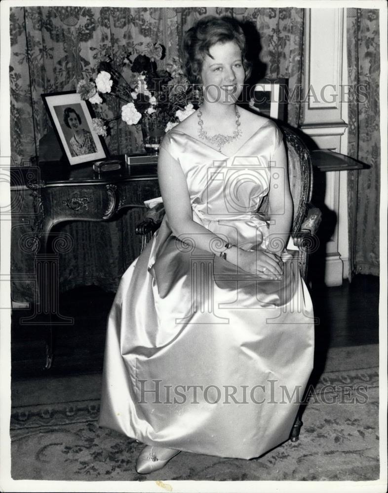 1961 Press Photo Princess Margarethe of Denmark Turns 21 - Historic Images