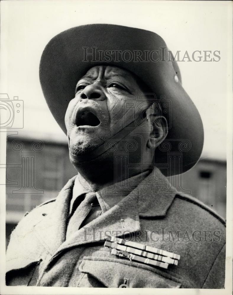 1953 Press Photo RSM Chari MaIgumeri, From the northern Cameroons - Historic Images