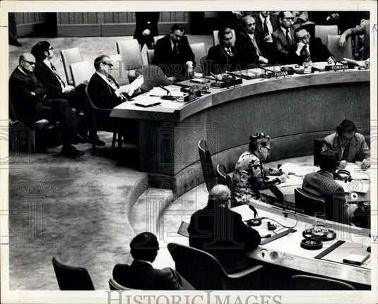 1976 Press Photo Security Council, United Nations, New York - Historic Images