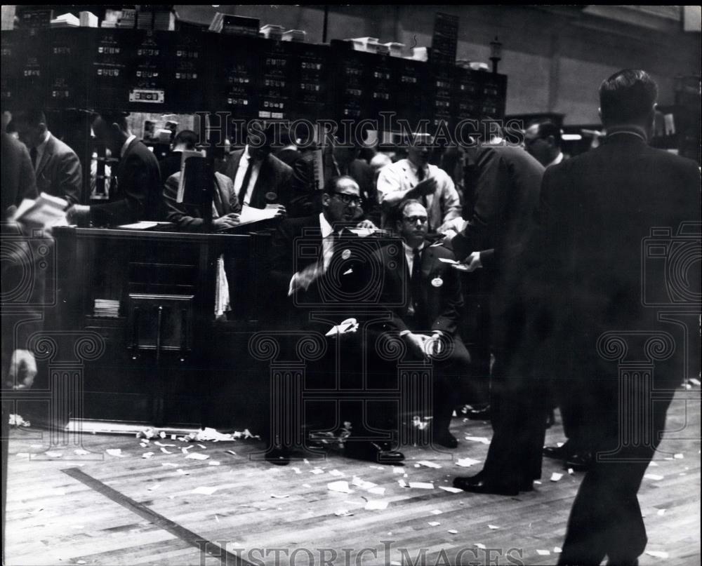 Press Photo New York stock exchange. - Historic Images