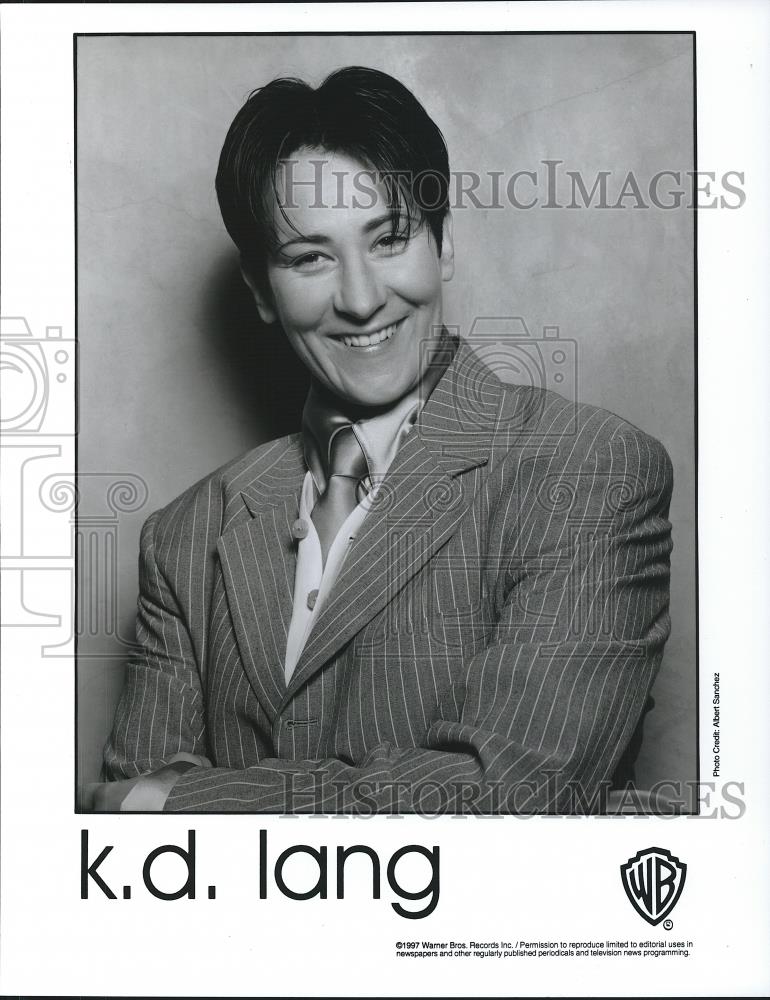 1997 Press Photo K.D. Lang - cvp26253 - Historic Images