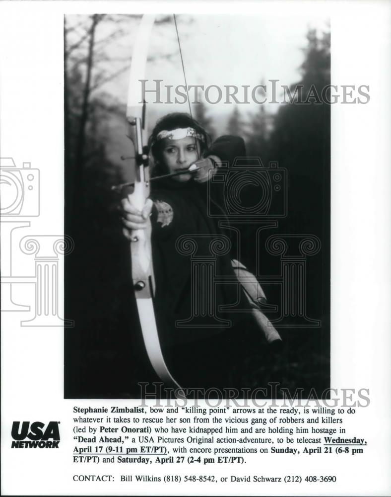 Press Photo Stephanie Zimbalist as she stars in Dead Ahead - cvp20088 - Historic Images