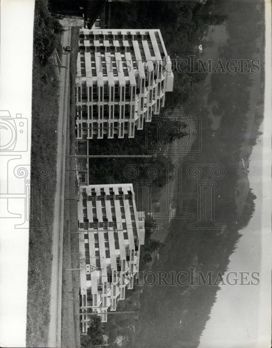 1966 Press Photo Flats In Switzerland - Historic Images