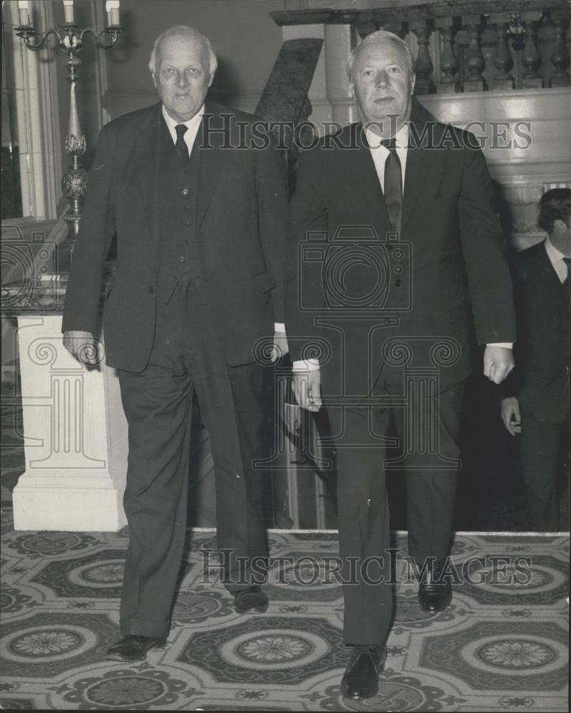 1970 Press Photo Mr. Edward Heath,,PM & Sir Cyril Black, - Historic Images