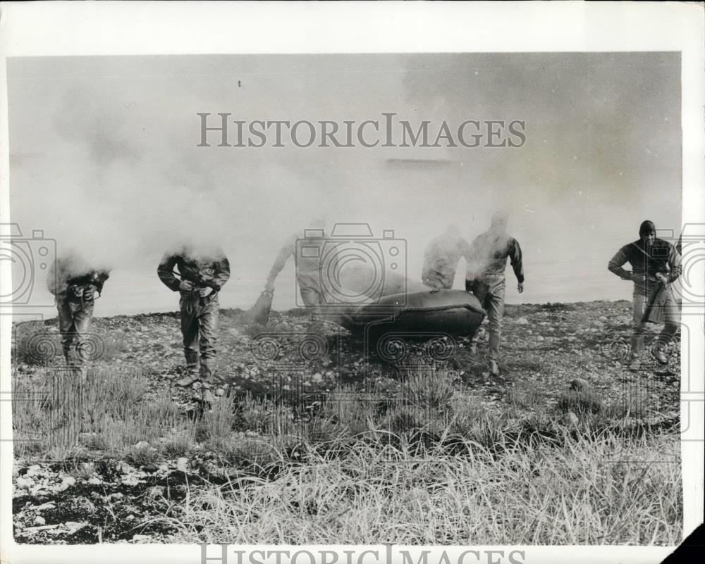 1960 Press Photo Training Frog-Men For the Danish Navy - Historic Images