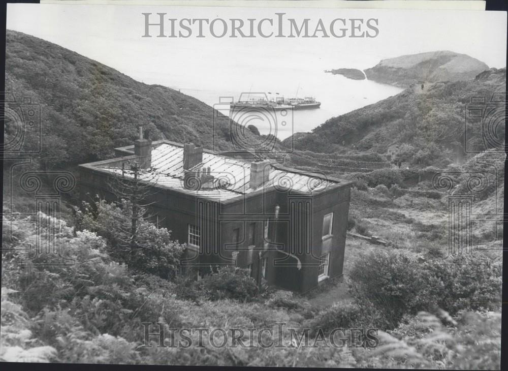 Press Photo Home of Mr. Lartin Coles Harman Owner Of Lundy - Historic Images