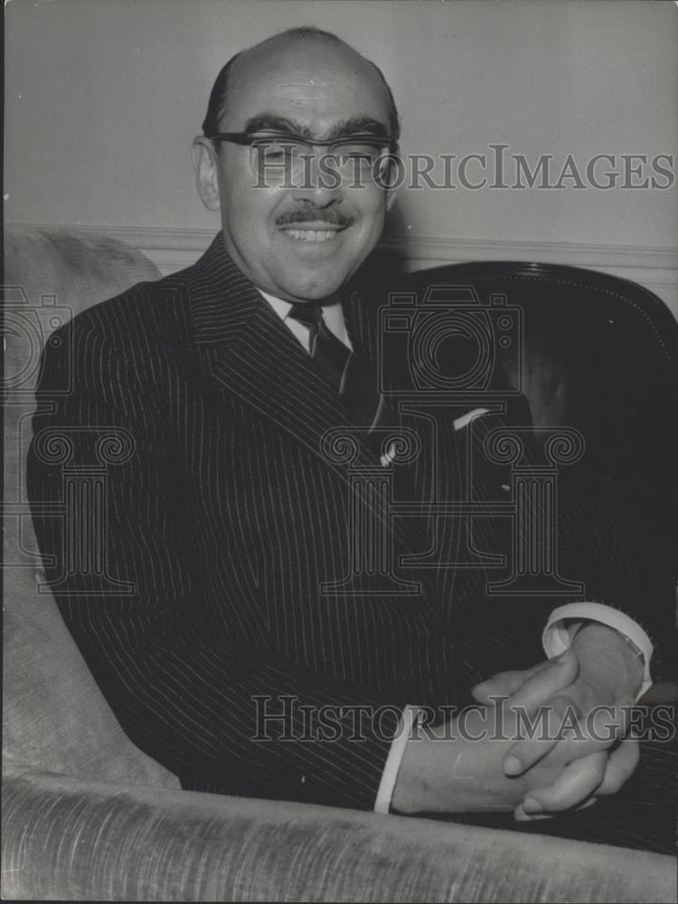 Press Photo M,Forgeot, President &amp; GM of the French-Belgian Societe Schneider - Historic Images