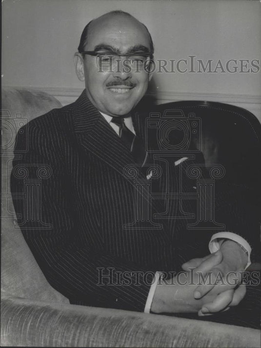 Press Photo M,Forgeot, President & GM of the French-Belgian Societe Schneider - Historic Images