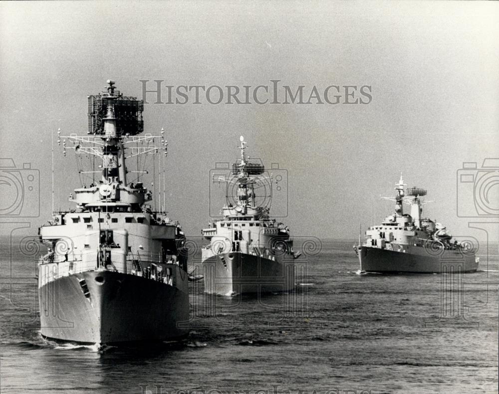1973 Press Photo NATO Maritime Demonstration - Historic Images