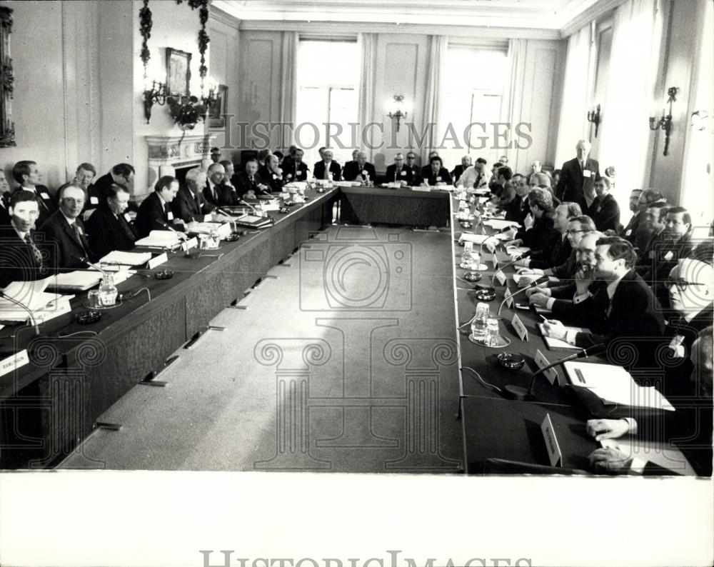 1973 Press Photo Irish unity talks at Sunningdale - Historic Images