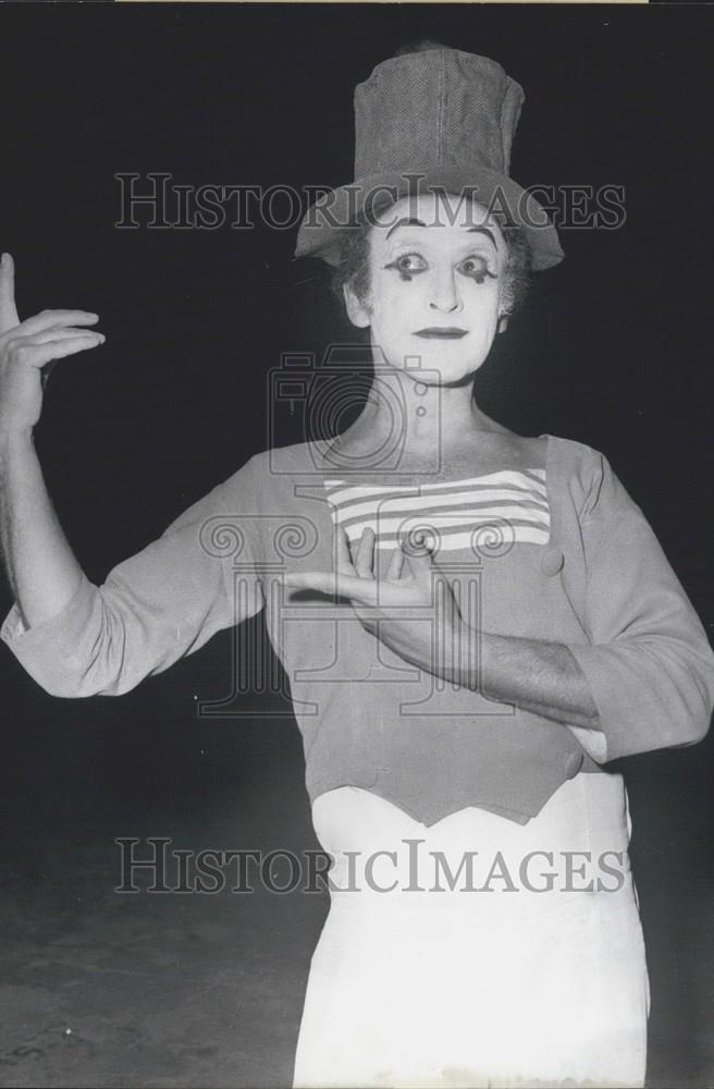 1967 Press Photo Marcel Marceau in Berlin - Historic Images