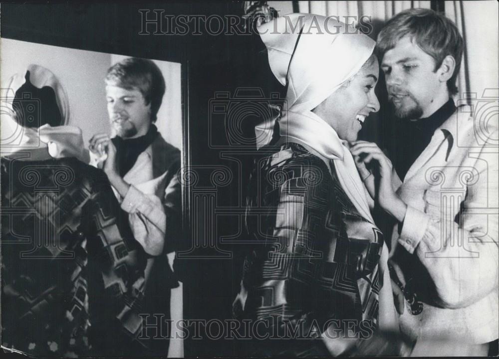 1971 Press Photo Reinhard Hellmann is Munich's youngest couturier - Historic Images