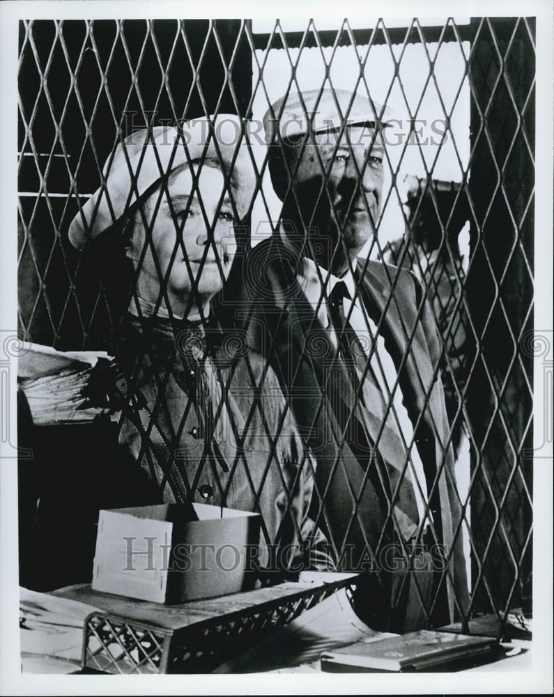 Press Photo Man and woman in a play - Historic Images