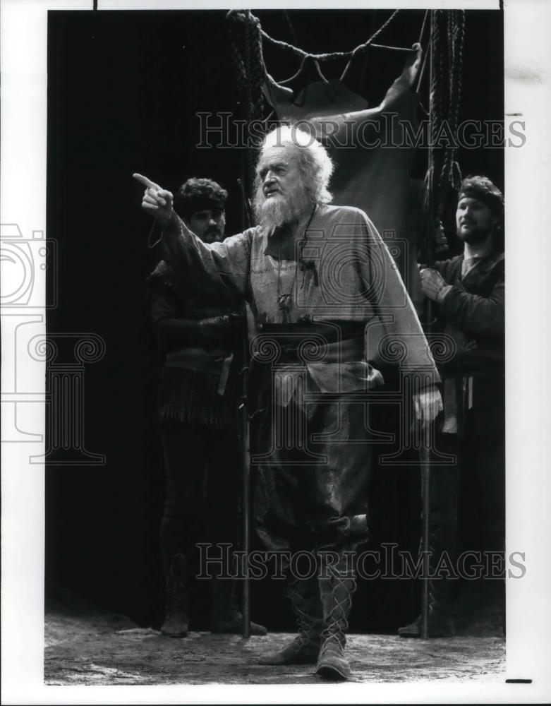 1990 Press Photo Hal Holbrook in King Lear - cvp24133 - Historic Images