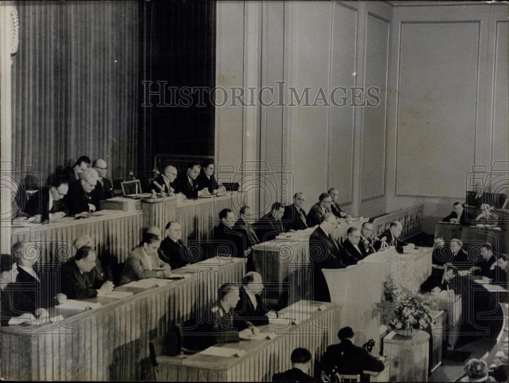 1957 Press Photo &quot;Volkskameer&quot; of the German Democratic Republic.&quot; - Historic Images