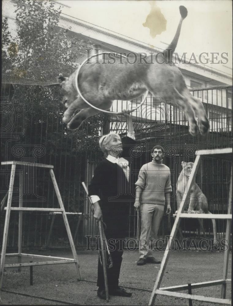 1965 Press Photo Wild beasts taming school for Amateur Tamers - Historic Images