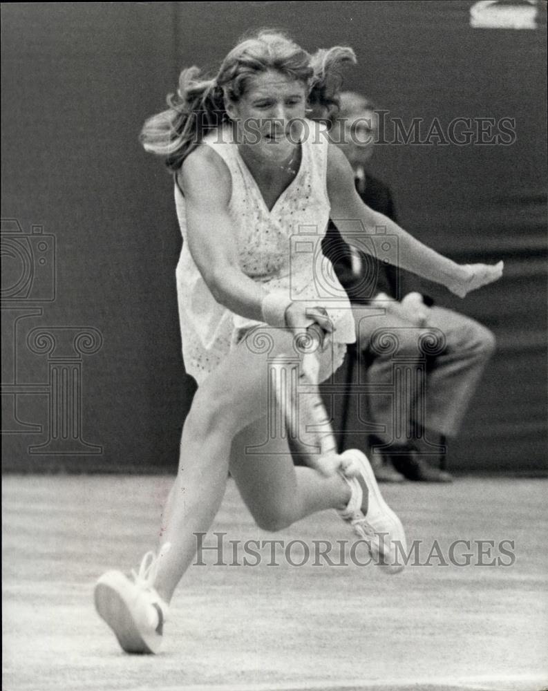 1979 Press Photo Ladies Semi-Final At Wimbledon,Tracy Austin - Historic Images
