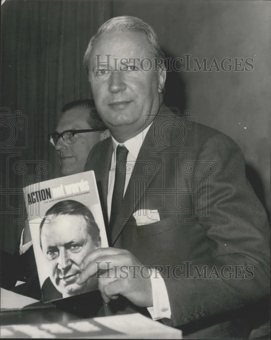 1966 Press Photo Mr. Heath the Leader of the Conservative Party - Historic Images