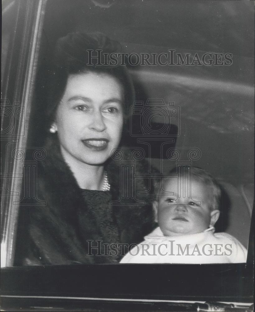 1965 Press Photo Queen Returns To London - Historic Images