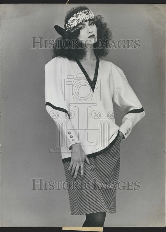 1982 Press Photo Emanuel Ungaro Spring-Summer Collection - Historic Images