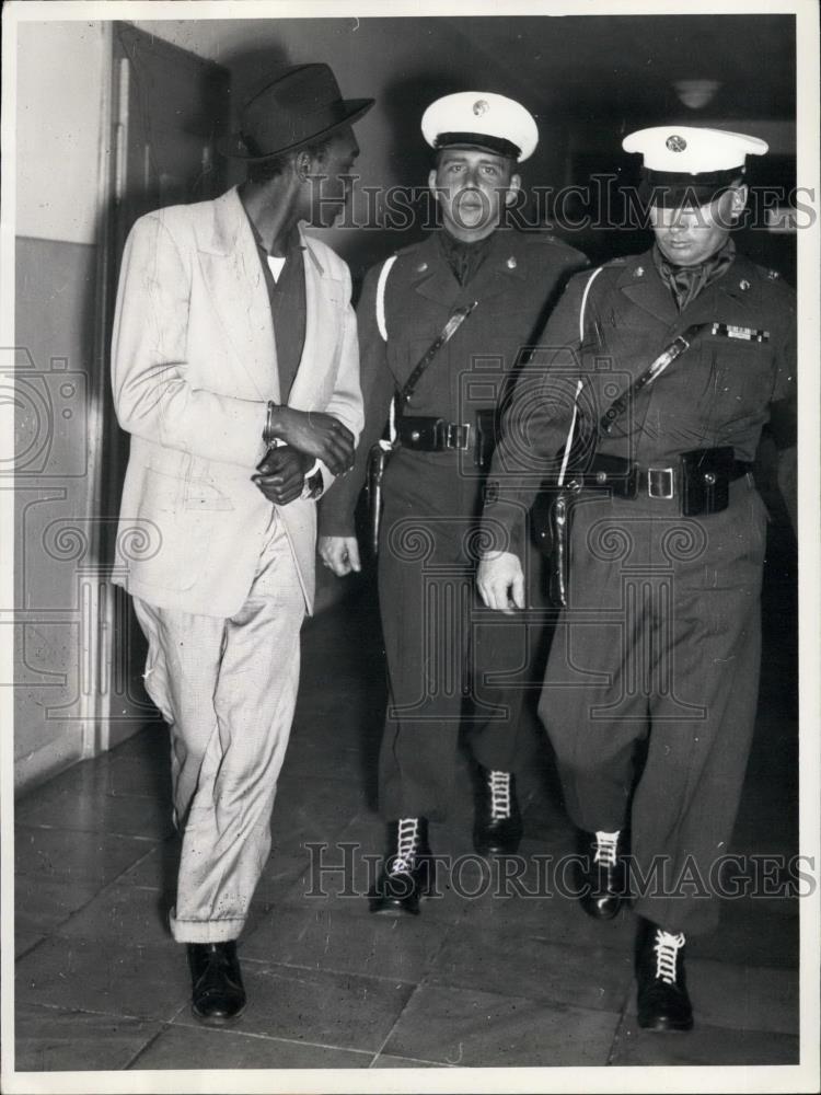 Press Photo Lindburg Ford, Escapee from American Military Jail - Historic Images