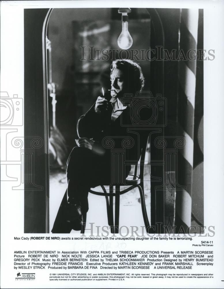 1991 Press Photo Cape Fear, Robert DeNiro - cvp27903 - Historic Images