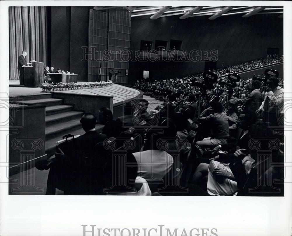 1974 Press Photo World Population Conference Opens in Bucharest - Historic Images