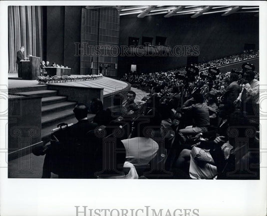 1974 Press Photo World Population Conference Opens in Bucharest - Historic Images