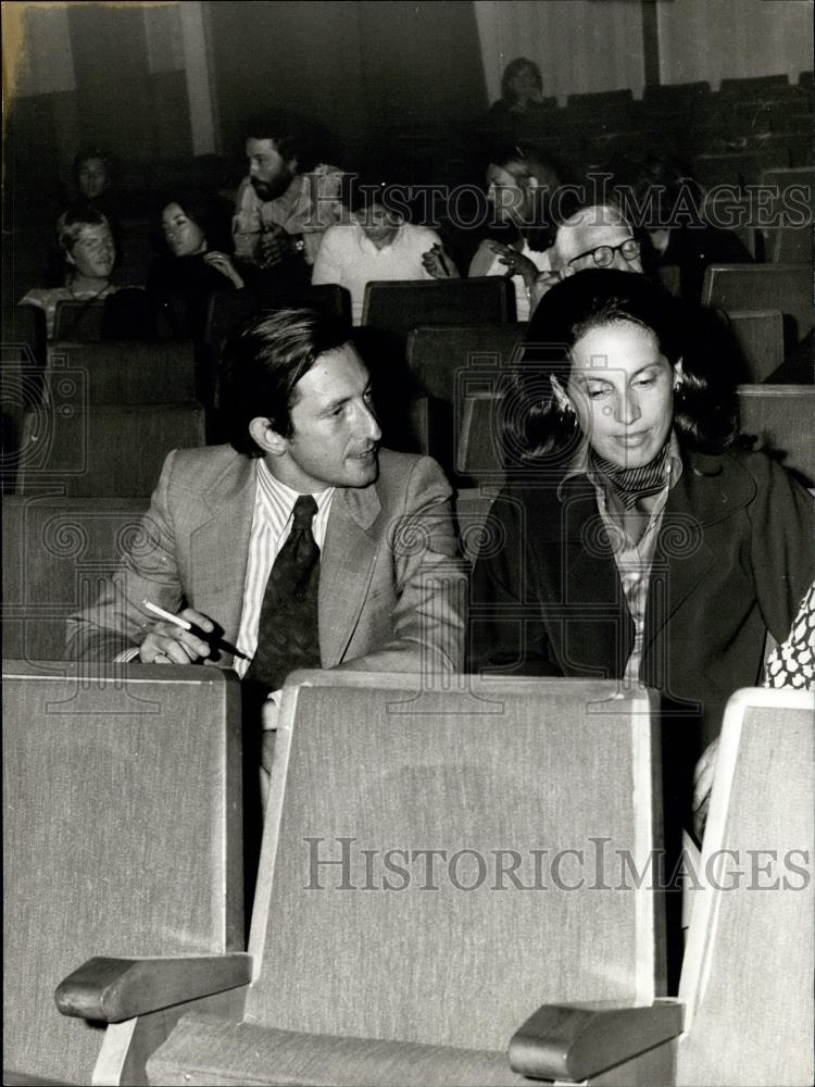 Press Photo Prince of Greece &amp; Wife Watching Rehearsals of The Resurrection - Historic Images