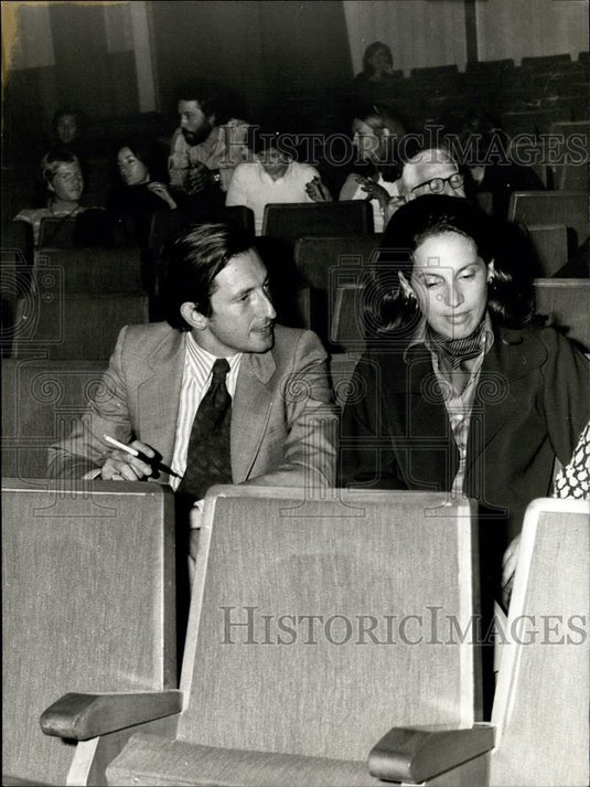 Press Photo Prince of Greece & Wife Watching Rehearsals of The Resurrection - Historic Images
