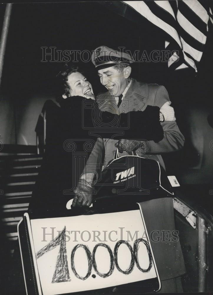 1954 Press Photo Celebration of German-American Exchange Program Anniversary. - Historic Images