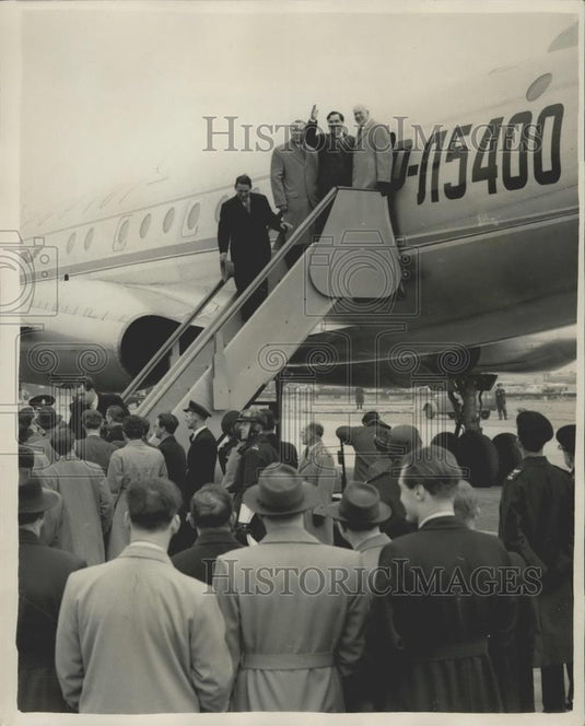 1956 Press Photo Mr. Georgi Malenkov, the Soviet Minister of Power Stations - Historic Images