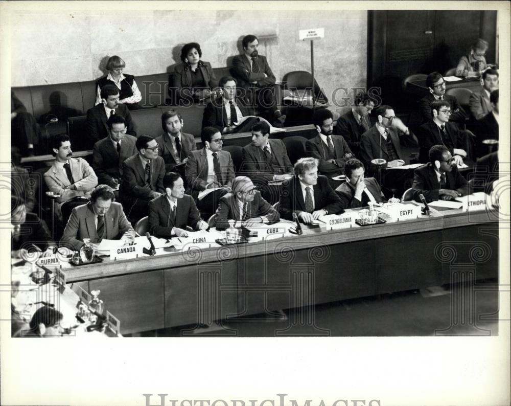 1982 Press Photo Committee On Disarmament Begins 1982 Session - Historic Images