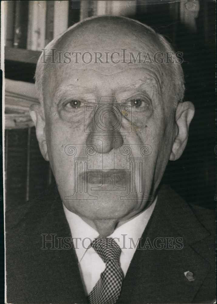 1967 Press Photo Andre Maurois French Academician Before his Death - Historic Images