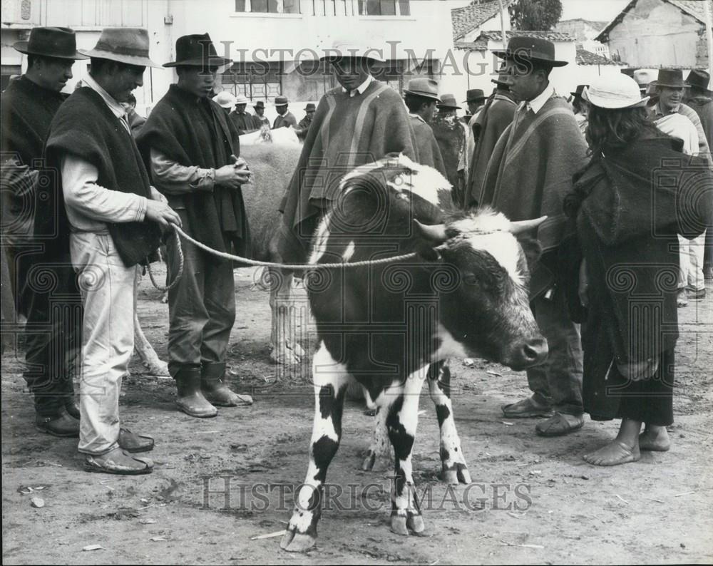 Press Photo Ecuador Market - Historic Images