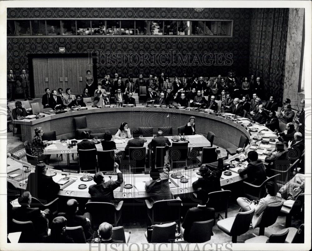 1978 Press Photo The United Nations security council - Historic Images