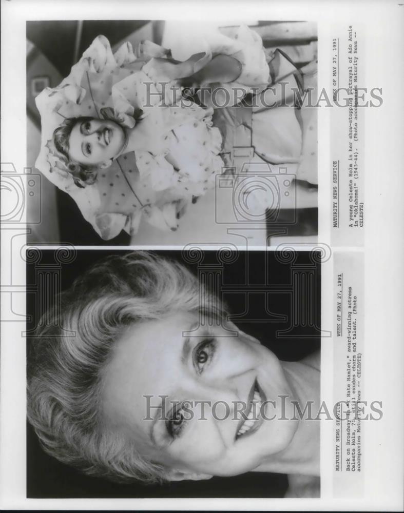 1991 Press Photo Celeste Holm in I Hate Hamlet - cvp24047 - Historic Images