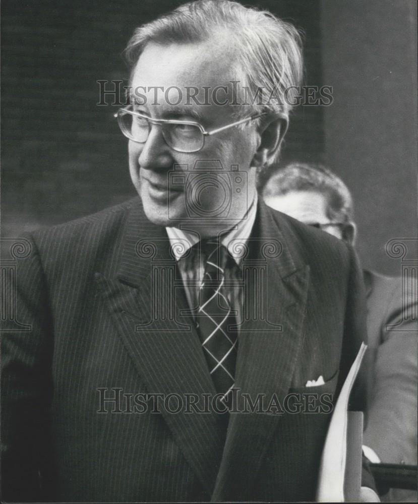 1980 Press Photo Times Editor William Rees-Mogg - Historic Images