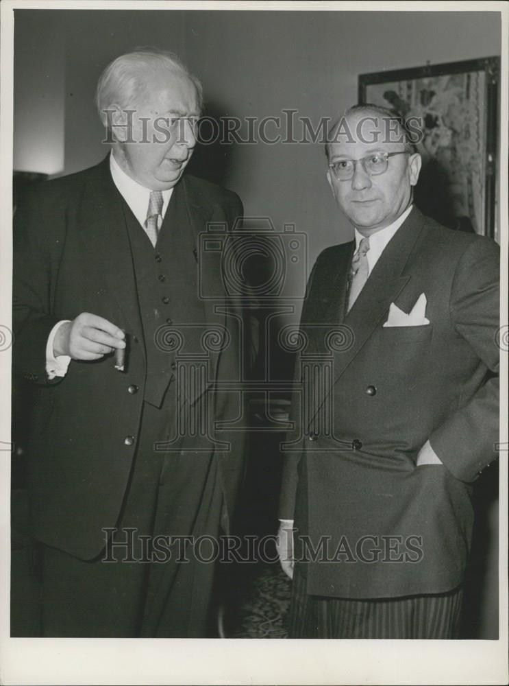 1955 Press Photo Dr. Siegfried Balke - New Post Office Minister. - Historic Images