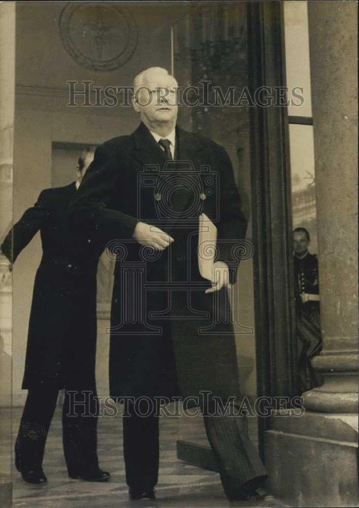 1973 Press Photo French Prime Minister, Pierre Messmer - Historic Images