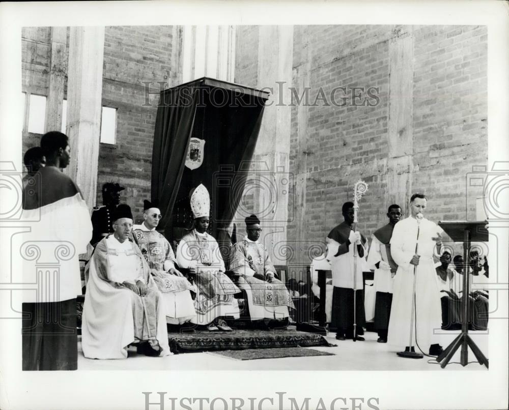 1953 Press Photo Accra Diocese Africa New Bishop Reverend Joseph Bowers - Historic Images