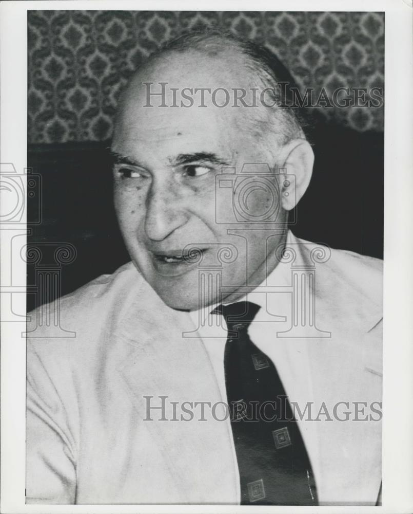 Press Photo Dr. Mahmoud Fawzi,Prime Minister of Egypt, - Historic Images