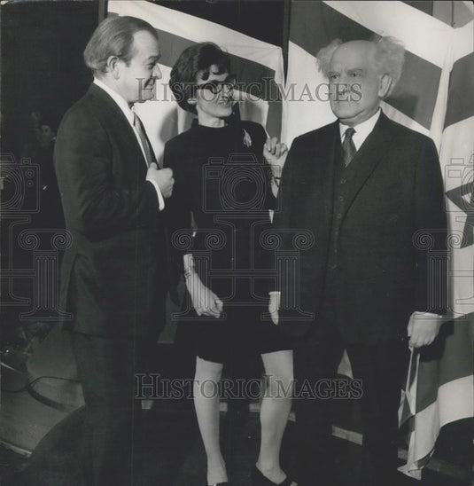 1970 Press Photo Ben Gurion Wax Model at Madame Tussaud's - Historic Images