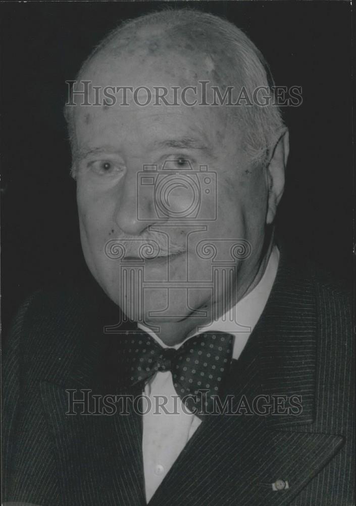 1970 Press Photo French Academic Francois Poncet - Historic Images