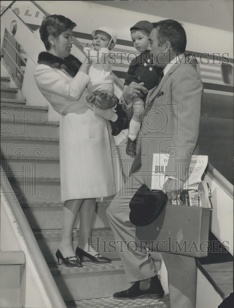 1965 Press Photo Anthony Quinn, Rome - Historic Images