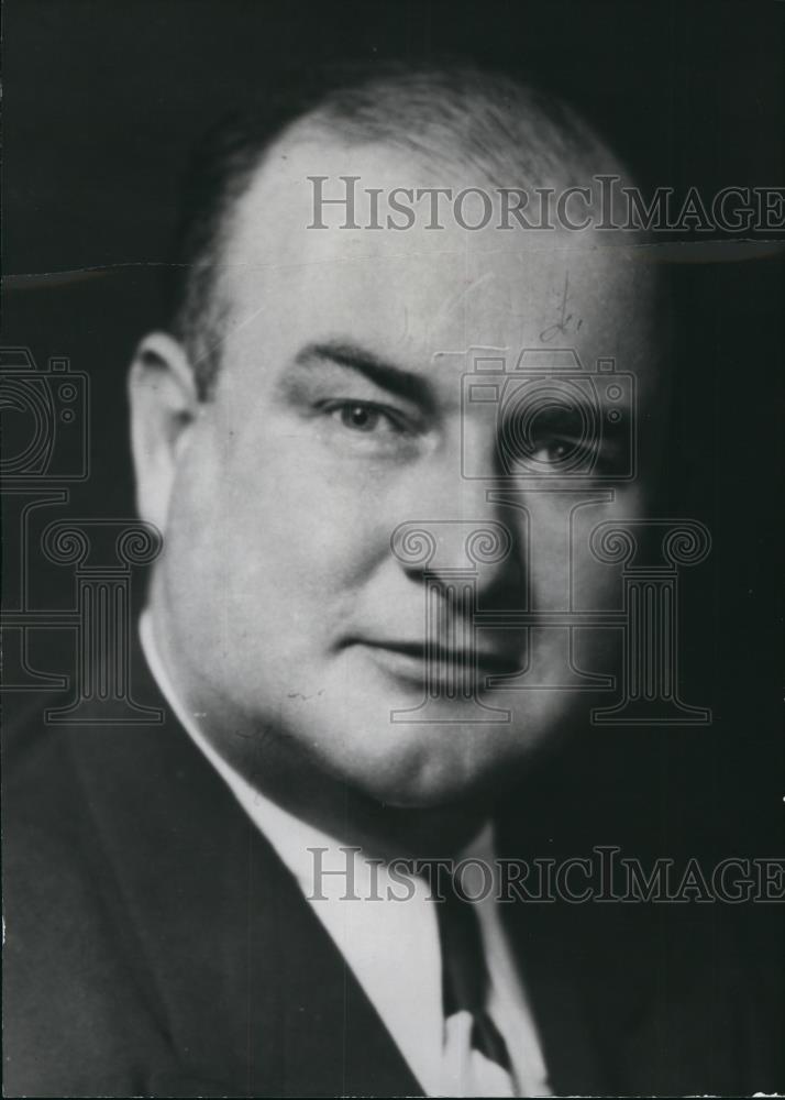 Press Photo Mike Quill, Chief Of The American Transport Union - Historic Images